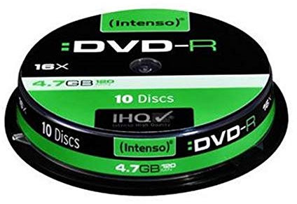 Intenso DVD-R 4.7 GB - Confezione da 10