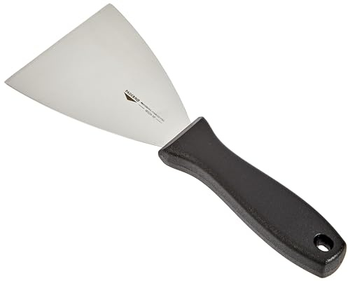PADERNO 18520-10 World Cuisine rostfritt stål triangulär spatel, 10 cm, rostfritt stål, silver