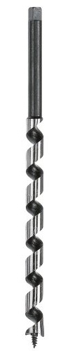 wolfcraft Holzbalkenbohrer, Sechskant-Schaft, Ø 18 mm, 250 mm Länge - 7664010 - Für Bohrungen in Holzbalken - gehärtete Schneiden - hochvergütete Stahlqualität - effektive Spanabfuhr