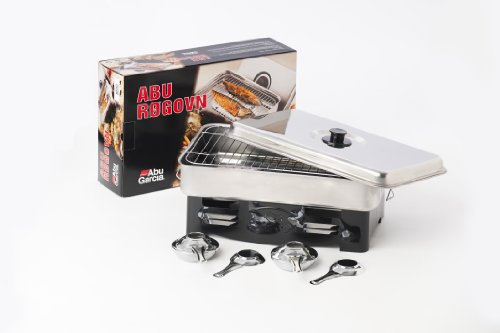 Abu Garcia Horno de ahumar de acero inoxidable con dos quemadores nº 1203514
