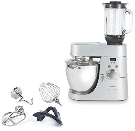 Kenwood KMM075 Chef Major Titanium Macchina Multifunzione, 1500 W