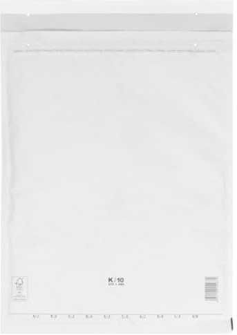 verpacking Luftpolstertaschen 370 x 480 mm Weiß K10 [Größe und Stückzahl wählbar] selbstklebend geeignet für DIN A3+ C3 Versandtaschen mit Luftpolster 100 Stück