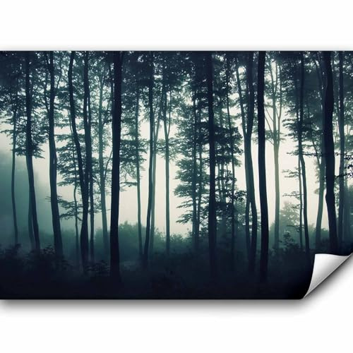 murando - Fototapete Vlies Wald, 400x280 cm, Schlafzimmer, Wohnzimmer | Full HD Druck, 3D-Effekt, lichtbeständige Farben, ideal fürs Wohn- oder Schlafzimmer, schnelle Montage, lichtbeständig, edel