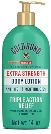 Gold Bond Medicated Extra Strength Body Lotion, Moisturizes, Relieves & Soothes, 14 oz Lotion
