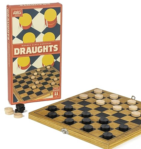 Professor PUZZLE Draughts Wooden Games Workshop