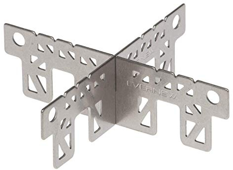 EVERNEW Support croisé en titane pour poêle à alcool