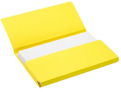 Jalema 3123306 Secolor Dokumentenmappe A4, Karton, C2C Lose Ablage bis 3 cm, 270 gramm, 10er Packung, gelb