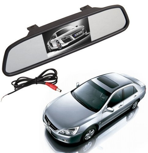 BW 2 in 1 5 inch Digital Color TFT LCD 16:9 5 Screen Car Rearview Mirror Security Conitor for Camera DVD PAL/NTSC Multi-language