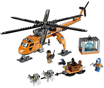 LEGO 60034 - City Arktis-Helikopter mit Hundeschlitten