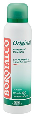 Borotalco - Deo Spray - Active Crystal Talc - Extra Dry - 48 h - 0% Alcool - Lot de 3 (3x150 ml)