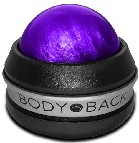 Body Back FSA Eligible Manual Massage Roller Ball | Deep Tissue Roller & Lacrosse Ball - Handheld Massager for Sore Muscles & Joint Pain | 360° Mobility Therapy Ball for Athletes & Fitness Recovery