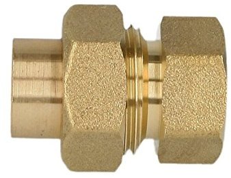 Lötfitting Rotguss Verschraubung 22 mm x 3/4 i/IG - konisch dichtend