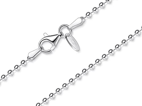 Silberketten-Store Chaîne de Boule - 2mm, Collier d´Argent 925/1000 - Longueur 40-100cm