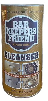 Bar Keepers Friend Cleanser & Polish: 15 OZ