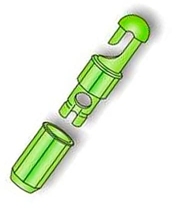 Stonfo Elastisches Verbindungsstück, Grün, Piccolo, 1,2 mm, 1 Stück