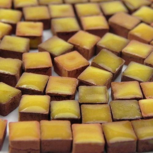 ALEA Mosaic Mini Mosaïque (5x5x3mm), 1000 tesselles, Jaune Safran, RY03