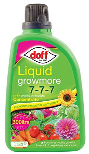 Doff Liquid Growmore Multi Purpose Plant Food Feed Fertiliser 1L