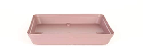ARTEVASI Sottovaso Quadrato Capri 45 cm Tortora