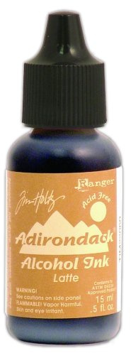 RANGER AAIS-22060 Ranger 1/2 Ounce Adirondack Alcohol Ink Singles, Latte