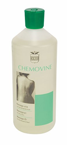 CHEMOVINE Hypoallergenic Massage Oil – Non Greasy, Long Lasting & Water Soluble – Ideal for Sensitive Skin & Professional Use – Absorbs Easily, No Residue – Fragrance Free & Gentle Formula – 500ml