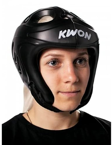 KWON Kopfschutz Shocklite, Versch. Farben Schwarz XL