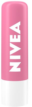 NIVEA Lip Balm Soft Rosé, Protective Lip Moisturiser with Rose Extract, 24h Moisture Care, Lip Care Melt-In Formula