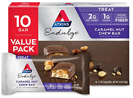 Atkins Endulge Caramel Nut Chew Bar, 10 Count by Atkins Nutritionals, Inc