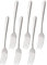 FOXAS Lot de 6 Fourchettes de Table en Acier Inoxydable, 19 CM Fourchette à Dîner, Fourchette de Table en inox 304, Couverts de Table18/8 en Qualité, SérieBon Appétit
