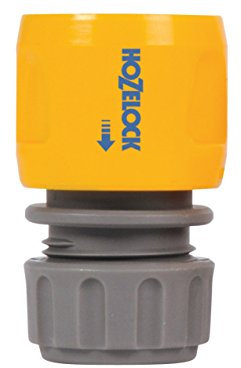 HOZELOCK - Inlet Adaptor : For Reels and Carts, Water Connection [2166P9000], Grey, 12.5mm & 15mm