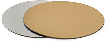 Decora 0932505 Coupled Doilies Gold/Silverø28Cm