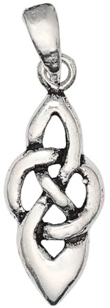 Drachensilber Kelten Anhänger Schmuck Mittelalter Kette 925 Silber Unendlichkeit keltischer Knoten zeitlos