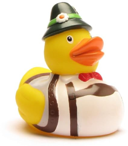 DUCKSHOP I Badeente Sepp I Quietscheente I L: 7,5 cm I Quietscheentchen