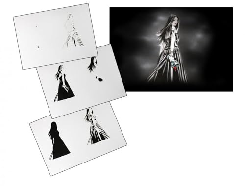 UMR-Design AS-116 Vampir Airbrushschablone Step by Step Grösse S