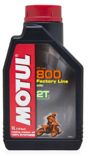Motul 800 2T FL Off Road- 1 Liter, Brown