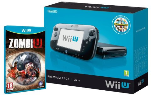 Nintendo Wii U Premium Pack + ZombiU - game consoles (Wii U, Black, 802.11b, 802.11g, 802.11n, 1080i, 1080p, 480i, 480p, 720p, IBM PowerPC, AMD Radeon)