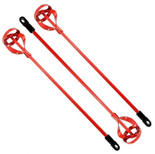 Set Of 3 Drill Paint Pot Plaster Mixer - Stirrer, Mixing, Mix Paddle Whisk Tool, Hex Shank | 400mm x 85mm, Heavy Duty Professional | Paddle Mixer for Plaster, Multi Mixer