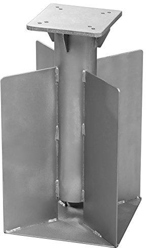 Schneider Universal-Bodenanker für Ampelschirme, 897-50, zum Eingraben oder Einbetonieren, 8.4 kg, silbergrau