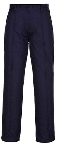 Portwest Men 2885nar34 Preston Regular Trousers, Navy, 34 UK