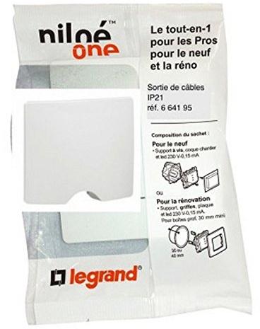 sortie de cable legrand niloe pur complet
