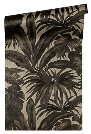 Jungle Wallpaper Versace 2 Non-Woven Wallpaper 10.05 m x 0.70 m Brown Black Made in Germany 962401 96240-1