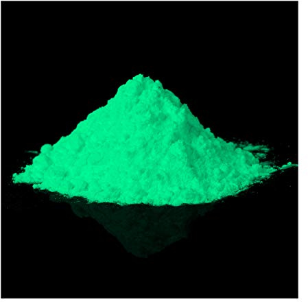 lumentics Sovrapprezzo fluorescente polvere azzurro - Colore UV pigmenti luminescenti al buio. 100g fosforescente, fluorescente, autoluminoso pigmenti a luce nera per resina, lacca e epossidico.