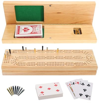 WE Games Cribbage-Set, Massivholz