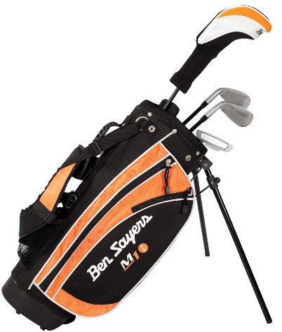 Ben Sayers Right-Handed M1i Junior Package Set with Stand Bag - Orange - 9-11 years
