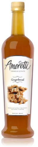 Amoretti Premium Syrup, Gingerbread, 25.4 Ounce
