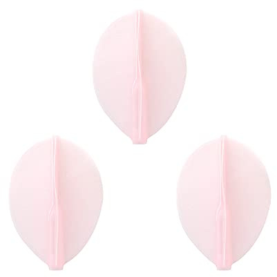 NineDartOut.us Cosmo Darts Fit Flight (Air) 3 Pack Pear Dart Flight (Pink)