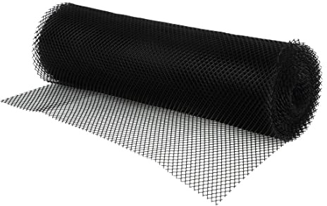 Stalwart Bar Shelf Liner Black 10 metres, Black, Size: 600(W) x 10(L)m, Anti-Microbial Liner for Gass Shelf, Speeds Up Drying Glasses, GH053