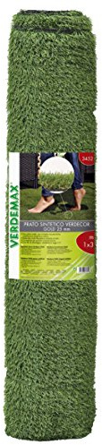 Verdemax 3452 Verdecor Gold Gazon Artificiel 25 Mm Rouleau 1 x 3 M