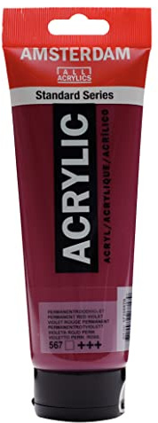 Amsterdam Standard Series Acrylfarbe Tube 250 ml Permanentrotviolett 567 (17125670)