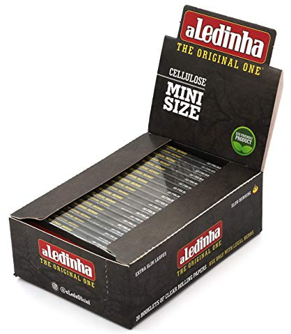 1 caja aLeda - papel de celulosa transparente tamaño aLedinha MINI de Brasil total 1000 papeles