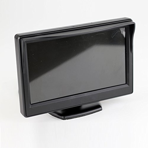 DC 12V 4.3couleur TFT LCD Voiture Auto Écran Moniteur pour Caméra de Recul Magnétoscope DVD